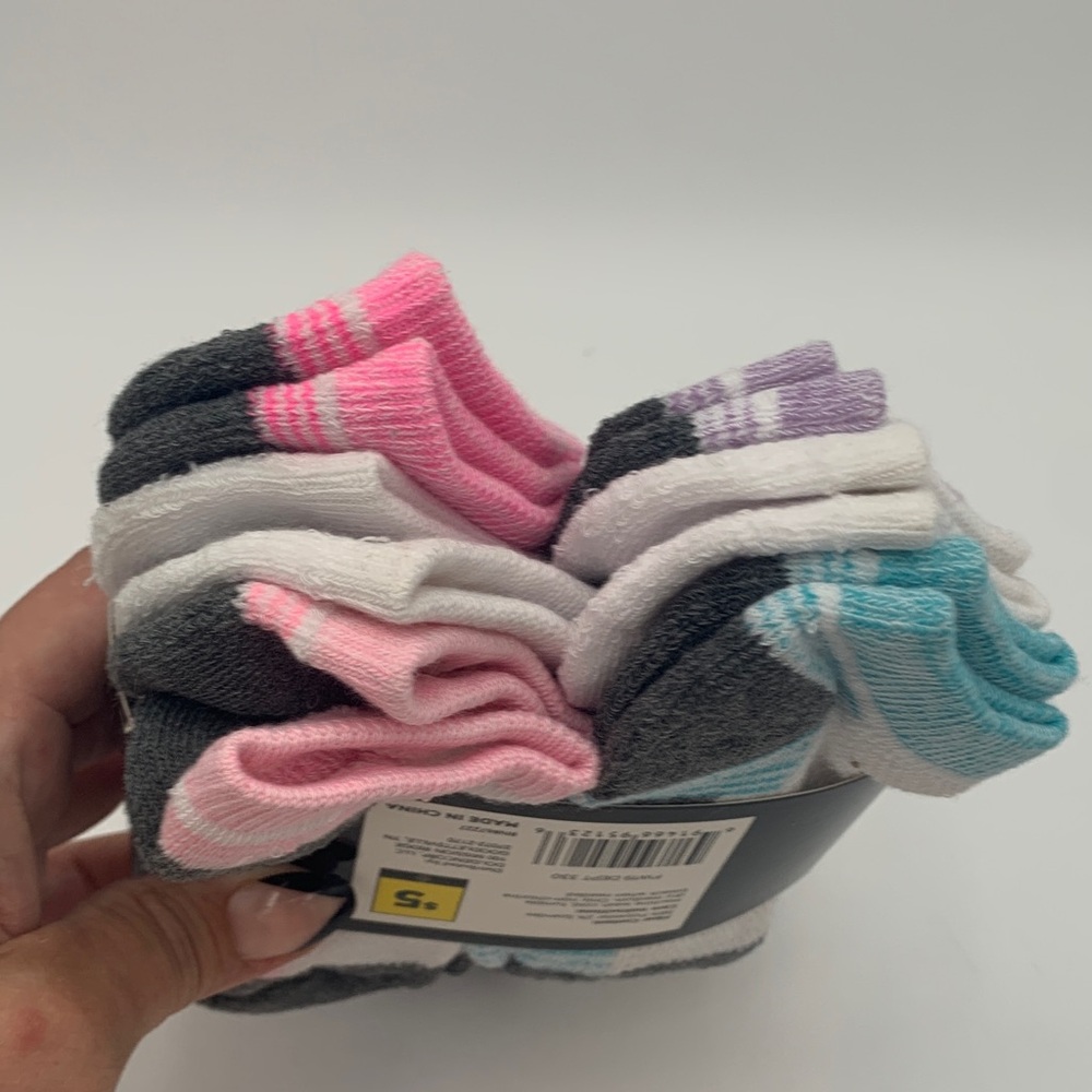 Girls' Athletic Low-Cut Socks - 6 Pack X 3 = 18 pairs - Picture 3 of 13